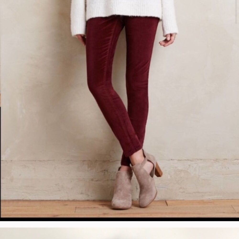 Anthropologie Pilcro Serif Legging Cords